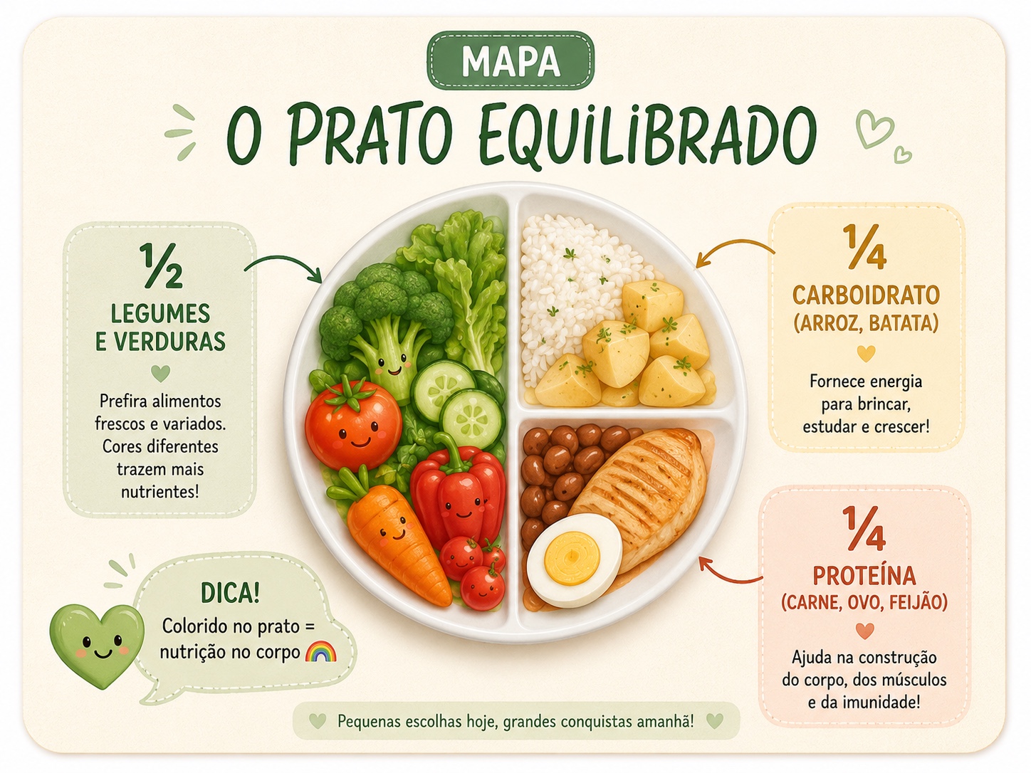 Mapa: O Prato Equilibrado